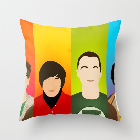 The Bang Theory Throw Pillow By Bantam Society6