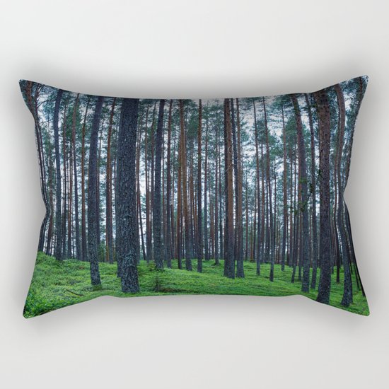 Into the woods I go Rectangular Pillow