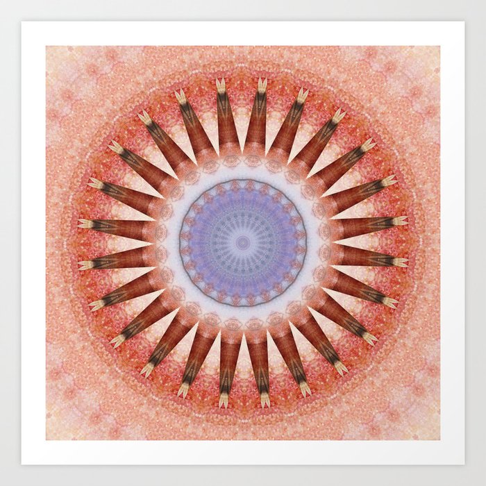 Mandala Orient Art Print