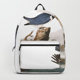 Belted kingfisher, Birds of America, Audubon Plate 77 Backpack