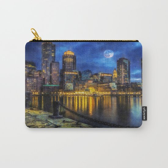 Downtown At Night Carry-All Pouch