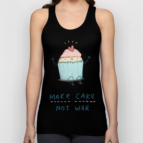 Make Cake Not War Unisex Tank Top