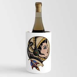 Space Girl Tattoo Wine Chiller