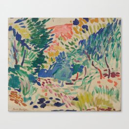 Landscape at Collioure by Henri Matisse Canvas Print