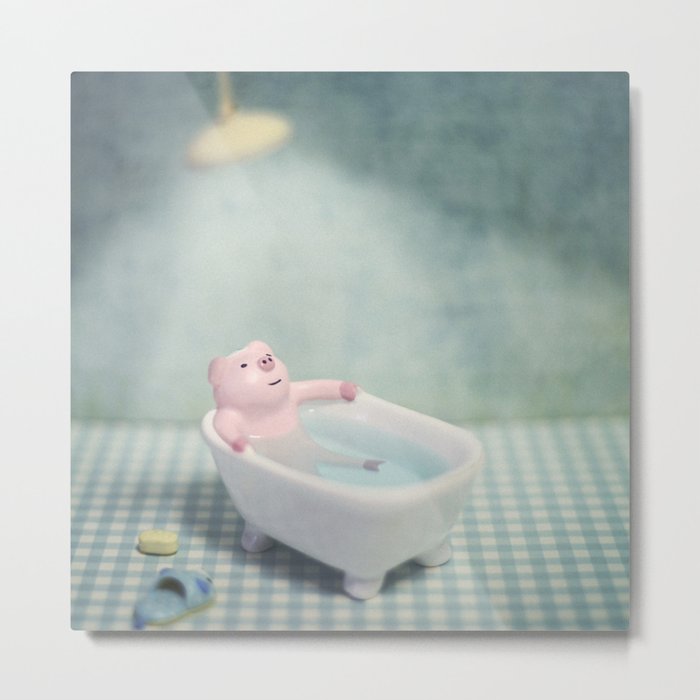 Hot Bath Metal Print