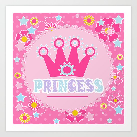 For the little Princess. From the series "Gifts for kids" . Art Print
