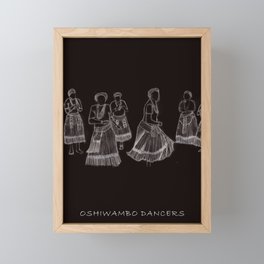 Oshiwambo women Framed Mini Art Print