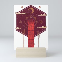 The Crimson Tower Mini Art Print