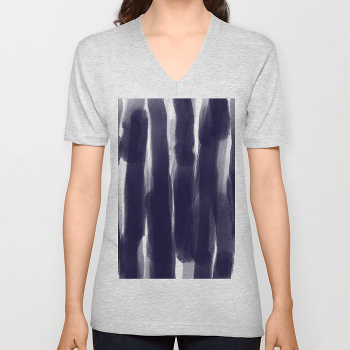 Expressionist Painting. Abstract 251. V Neck T Shirt