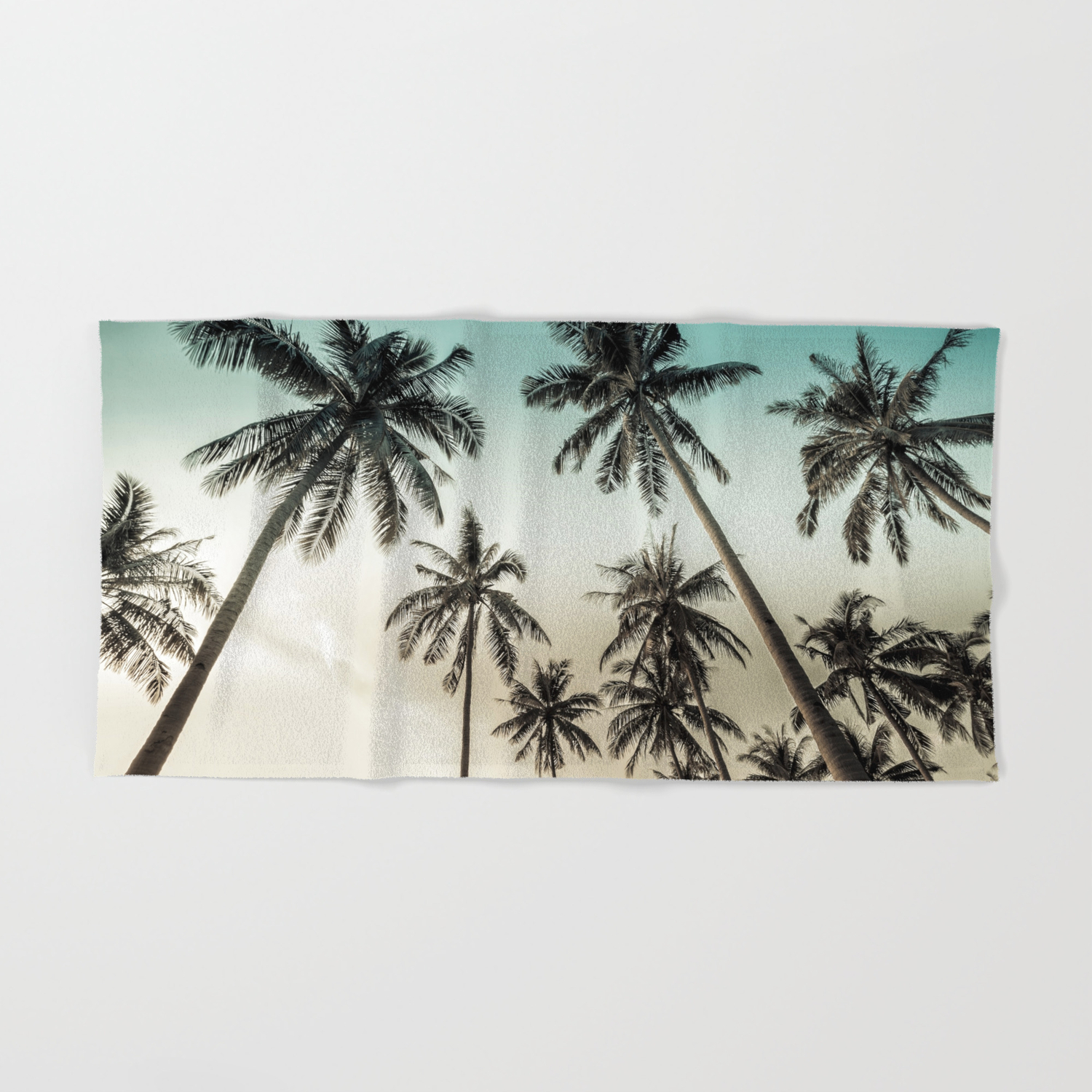 Palm Trees Hand Bath Towel By Surfskate Society6