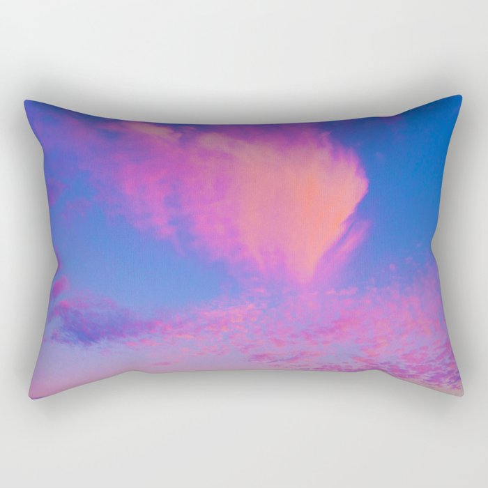Pink clouds Rectangular Pillow