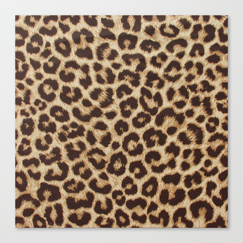 Leopard Print Canvas Print By Mesutok Society6