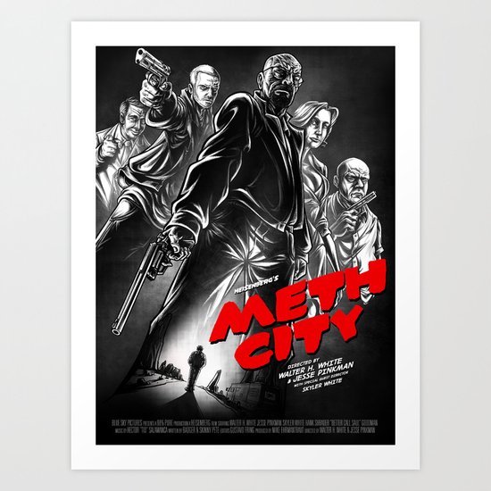 Meth City Art Print