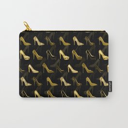 High Heels Golden Shoes pattern Carry-All Pouch