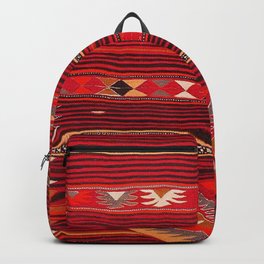 Oriental Orange Moroccan Design  Backpack