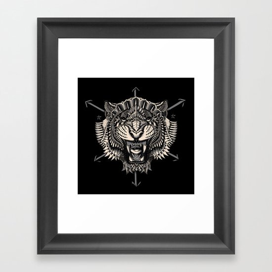 Eye of the Tiger Framed Art Print