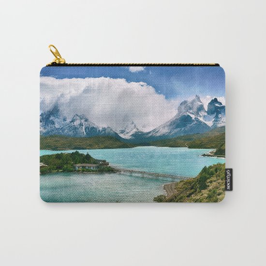 Magestic Landscape #photography #society6 #ocean#mountians Carry-All Pouch