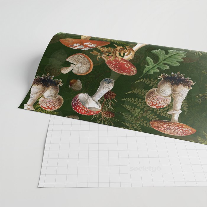 Mushroom Wrapping Paper sold by DenisPhoenix, SKU 24916046
