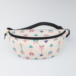 Navy Coral Tribal Arrows Pattern Indian Indigenous Fanny Pack | Christmas, Indigenouspeople, Indian, Aesthetic, Tribal, Ethnic, Arrows, Coral, Graphicdesign, Navy 
