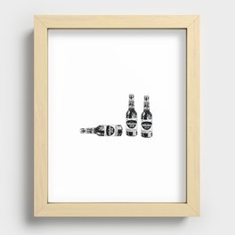 Butterbeer for three Recessed Framed Print