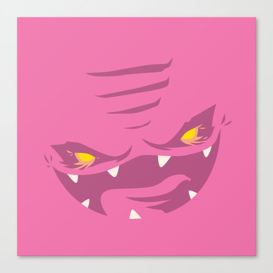 Krang! - Pink Squishy Edition Canvas Print