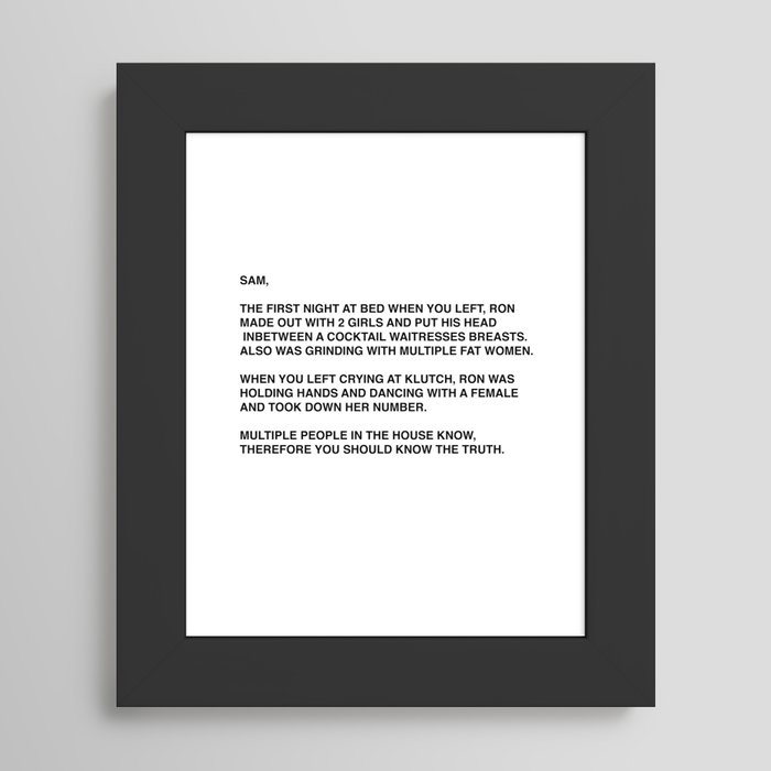 Framed Art Print