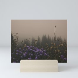 Purple Wild Flowers Mini Art Print