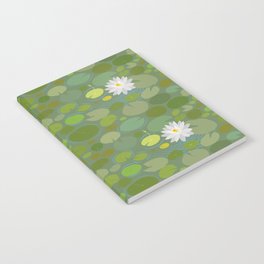 White waterlily Notebook