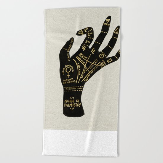 Palmistry Beach Towel