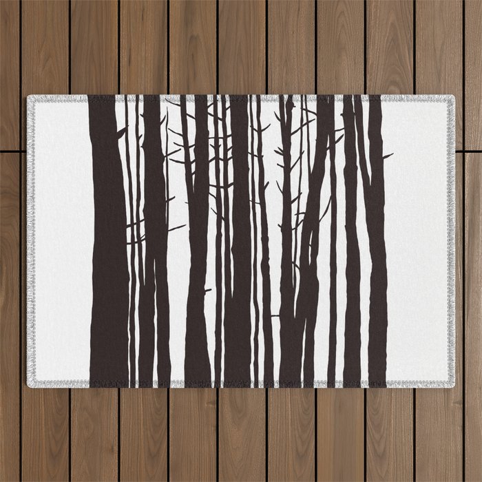 The Trees and The Forest Outdoor Rug