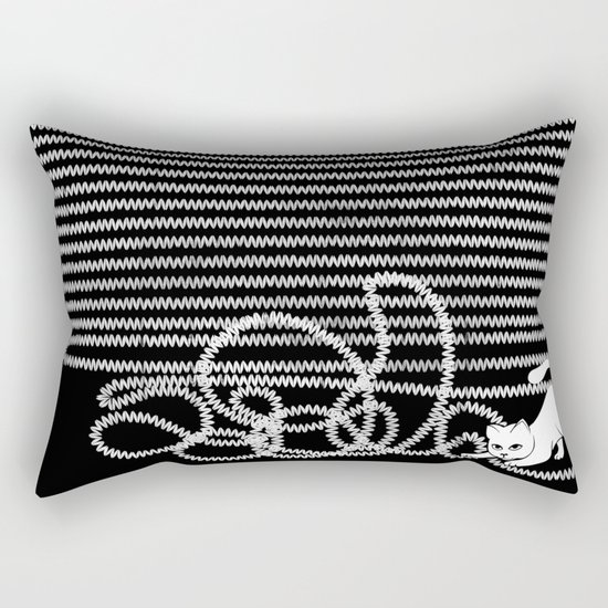 Unravel Rectangular Pillow