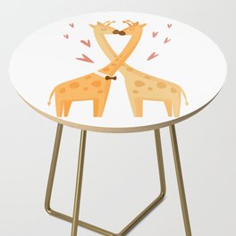 Giraffes in Love - A Valentine's Day Side Table