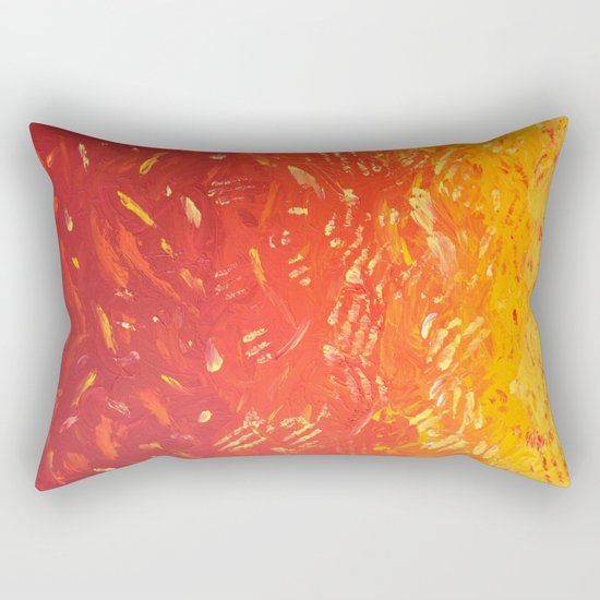 UFO SUNSET Rectangular Pillow