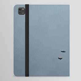  Ravens Flying Foggy Sky iPad Folio Case