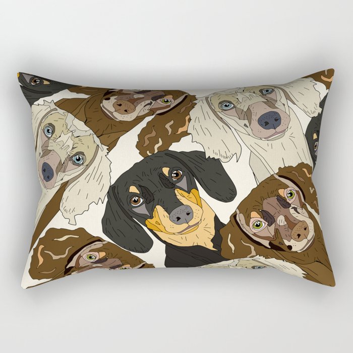 Doxie Nation Rectangular Pillow