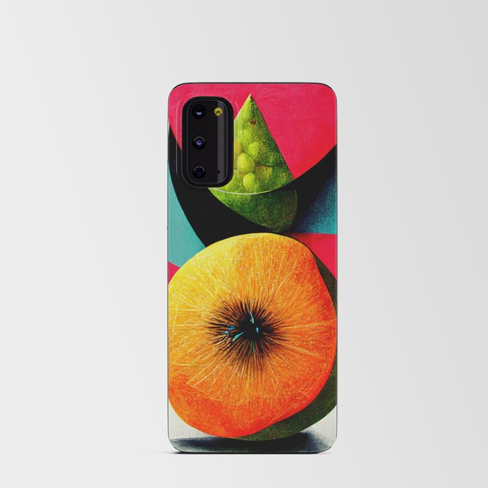 Inner Fruit - Abstract Minimalist Digital Retro Poster Art Android Card Case