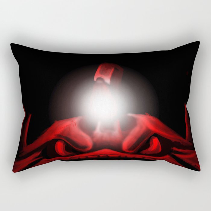 The Light Is Hungry Rectangular Pillow