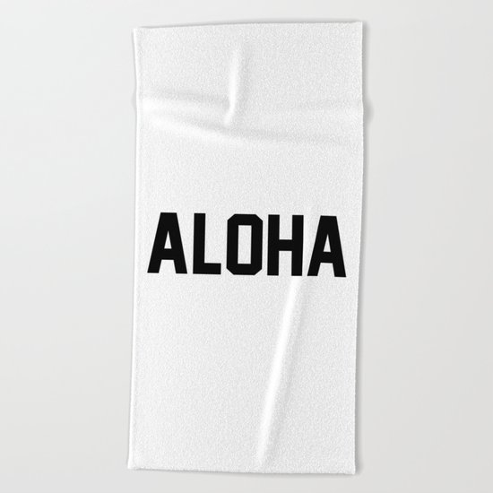 Aloha Beach Towel