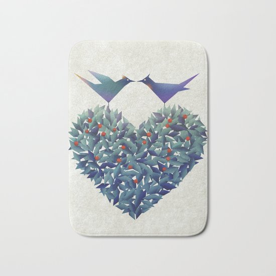 Love Birds Bath Mat