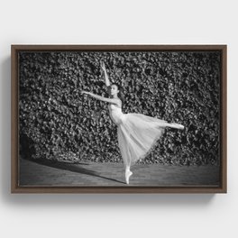 Urban ballerina LV Framed Canvas