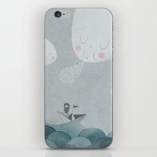 Blowing by the Wind iPhone & iPod Skin