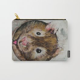 Hamster Love Carry-All Pouch | Animal, Painting, Children, Funny 