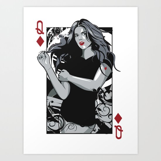 Diamonds Art Print