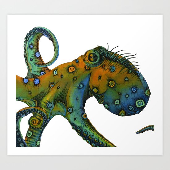 Octopus Art Print
