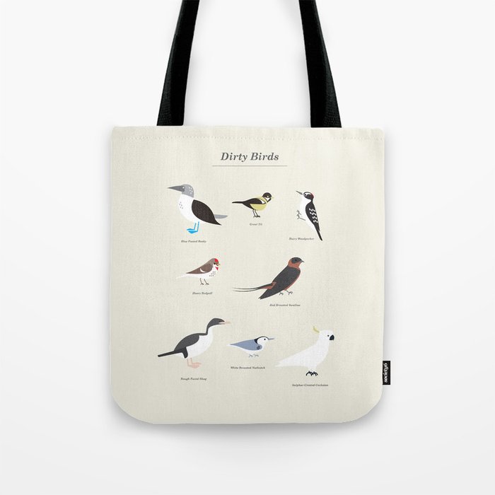 Dirty Birds Tote Bag