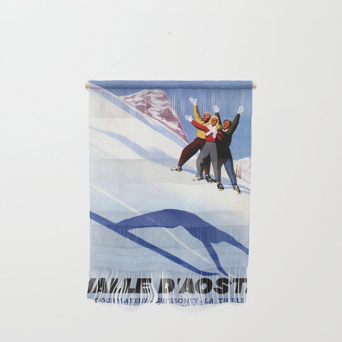 Aosta Valley winter sports Wall Hanging