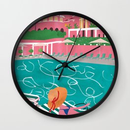 Summer day Wall Clock
