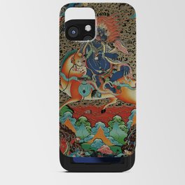 Mahakala Thangka Buddhist Painting iPhone Card Case