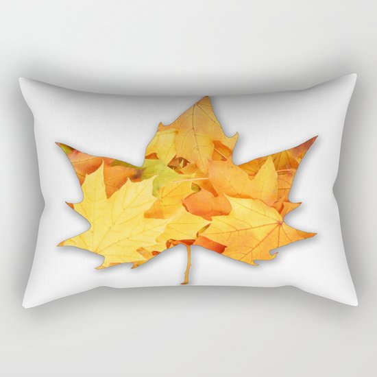 LEAVES IN LEAF Rectangular Pillow