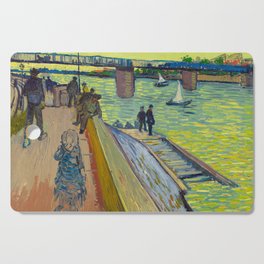 Le Pont de Trinquetaille in Arles, 1888 by Vincent van Gogh Cutting Board